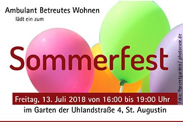 Ambulant Betreutes Wohnen: Sommerfest
