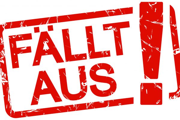 Corona: alle öffentlichen Veranstaltungen abgesagt