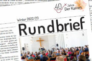 Neuer Rundbrief zum Jahresende